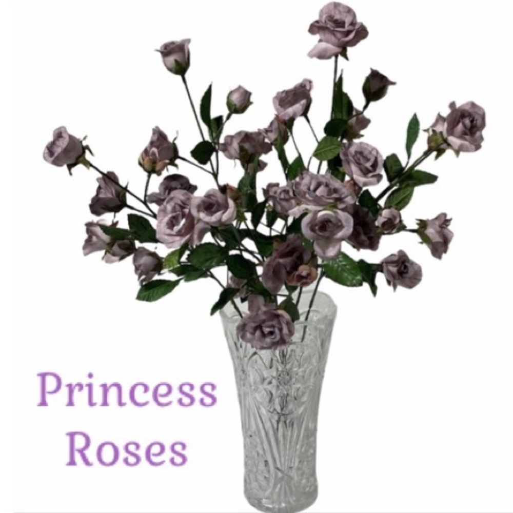 Princess Roses Delicate Lavender Dainty Luxury Long Stem Half Dozen Flower Décor